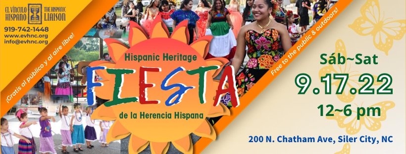 The Hispanic Heritage Festival will be held Saturday in Siler City.